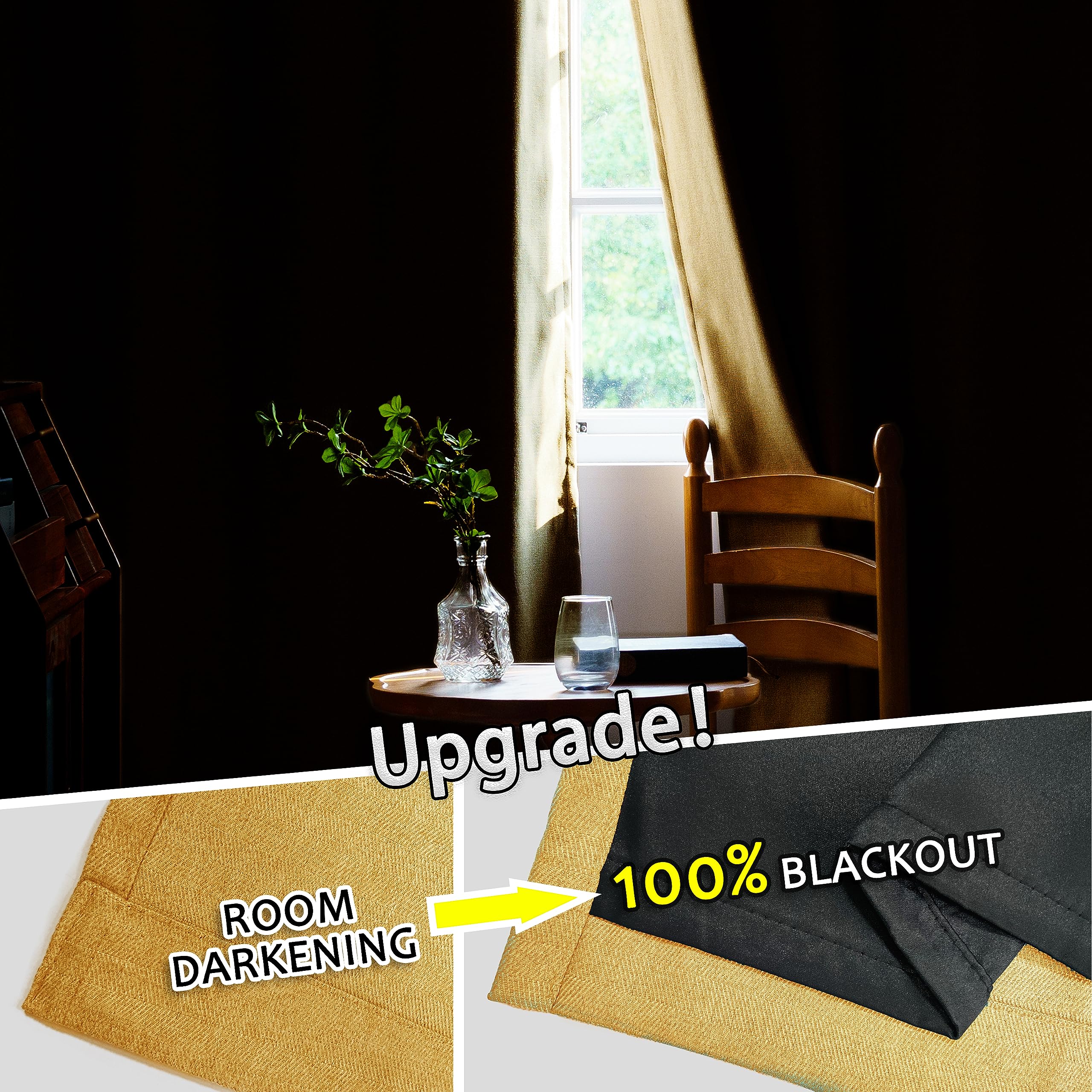 Amazon｜GRALI-DECOR 100%遮光カーテン 2パネル ジグザグテクスチャ